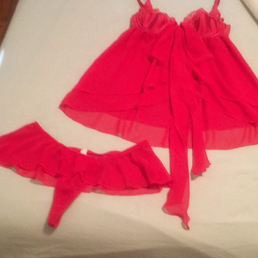 Victoria’s Secret Red Babydoll Nighty